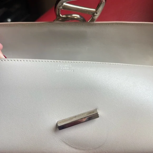 Authentic HERMES Leather Clutch - Picture 10 of 10